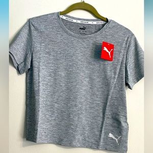 Cropped Puma workout tshirt- size small